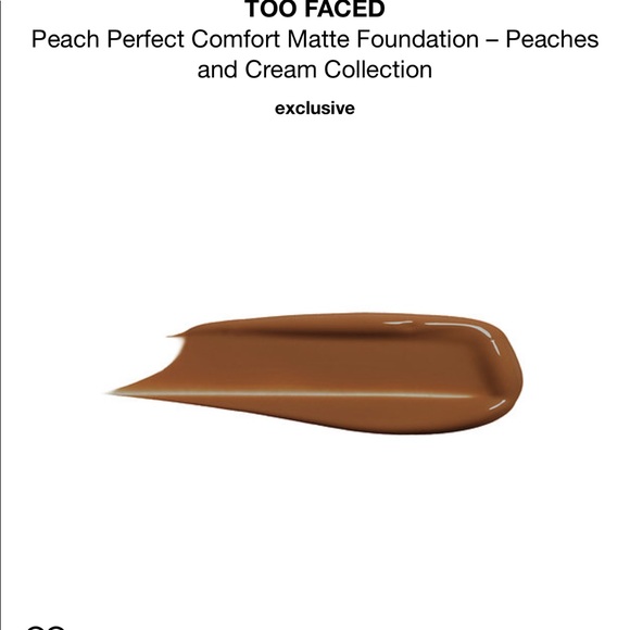 TOO FACED PEACH PERFECT MATTE FOUNDATION - Picture 3 of 7